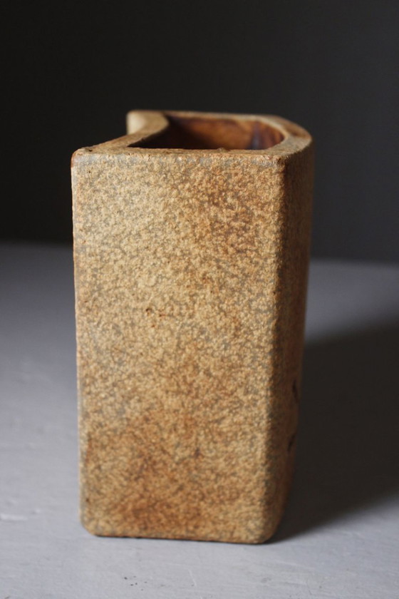 Raymonde Leduc à Vallauris - Stoneware Herbarium Vase 1970s – Ceramic (photo 5 of 9)