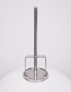Vloerlamp "Lucerna" van verchroomd staal, ontworpen door Harvey Guzzini voor Meblo in de jaren 60. (photo 31 of 40)