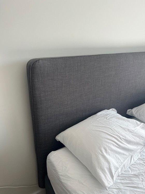 Image 1 of Lit double IKEA 180x200 + 2 matelas – Prêt à l'emploi !