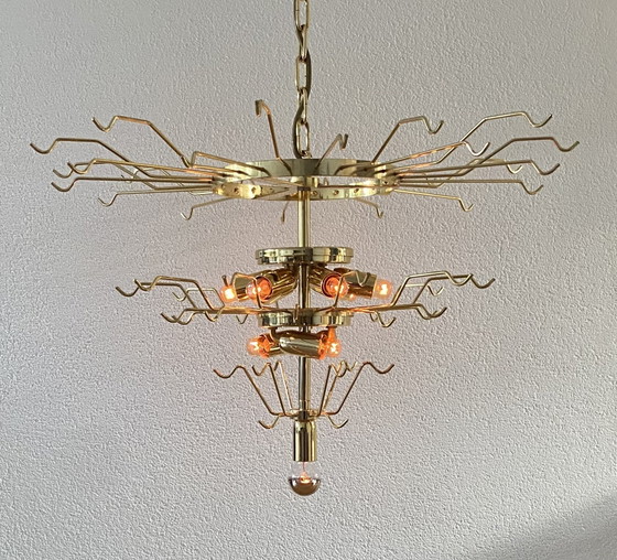 Image 1 of Vintage Alfredo Barbini kroonluchter 70’s