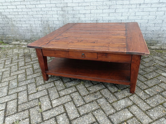 Image 1 of Tavolino da caffè quadrato in teak