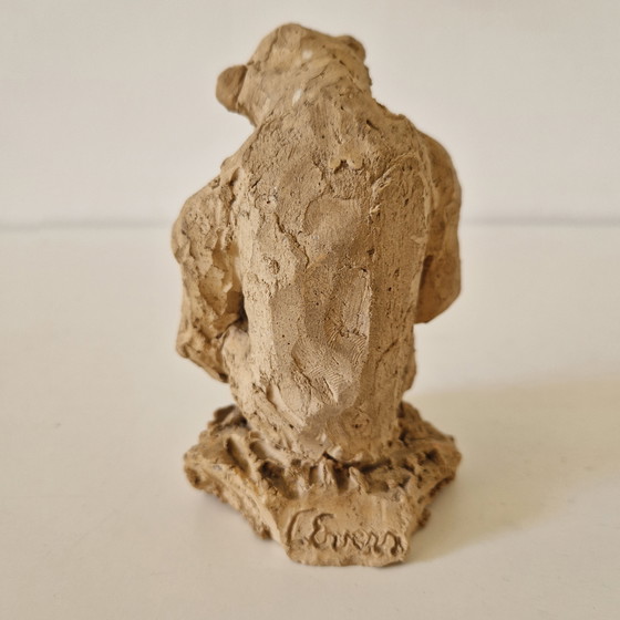 Image 1 of C Evers Vintage Sculpture Statue Monkey