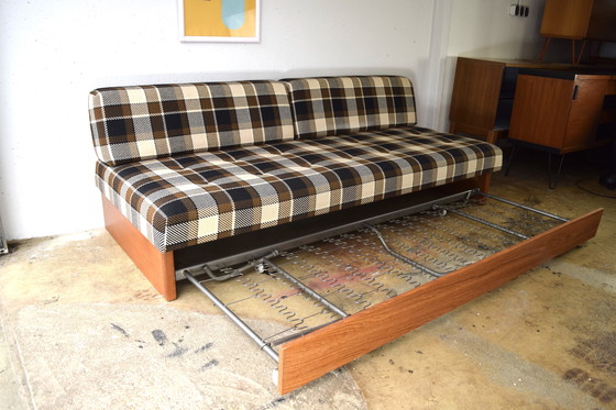 Image 1 of Mid Century Danish Daybed Vintage Canapé Lit de jour