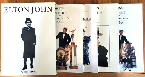 Sotheby's Elton John Memorabilia 1980s Auction Catalogues