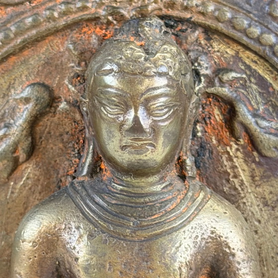 Buda Ratnasambhava indio – Siglo XIX – Renacimiento Pala – 15 cm – Esculturas, Bronze (photo 2 of 9)