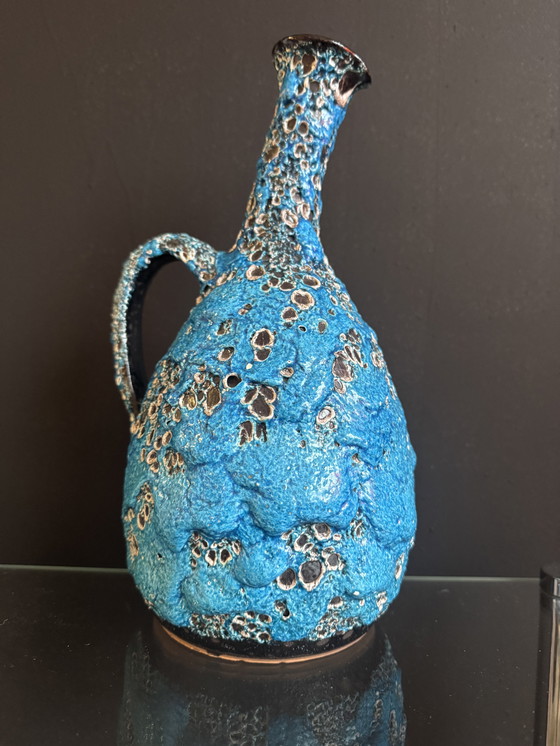 Image 1 of Brocca in ceramica con schiuma Vallauris, anni '60