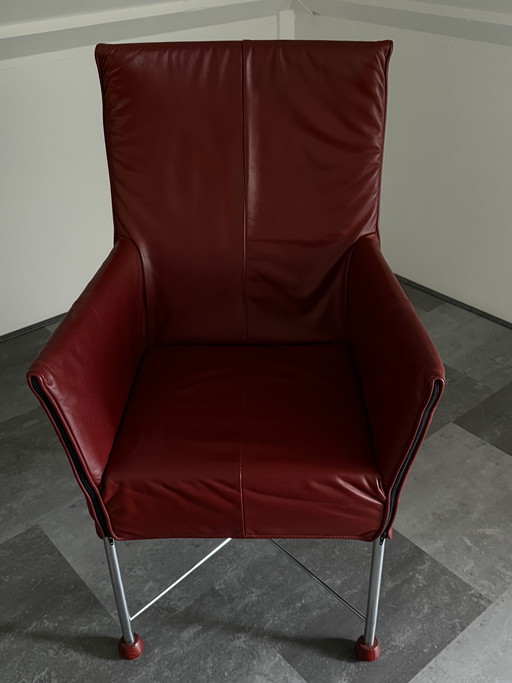 4 chaises Montis Chaplin bordeaux