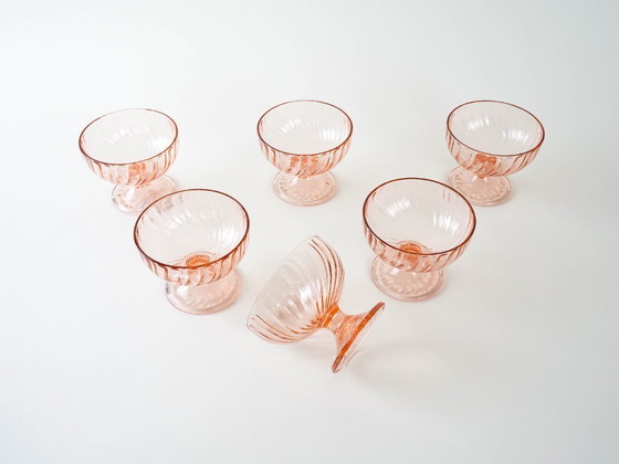 Image 1 of Set di ciotole da dessert, design italiano, anni '70, produzione: Italia