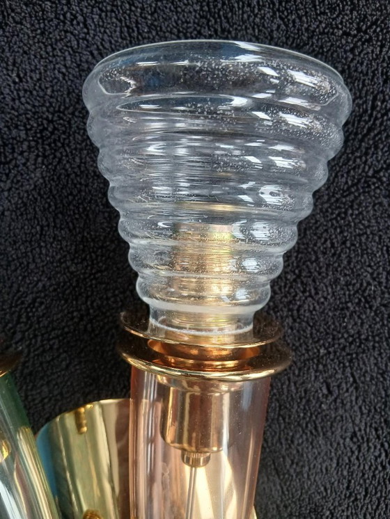 Image 1 of Lampada da parete in vetro disegnata da Giuseppe Righetto per Artemide Italia 1980