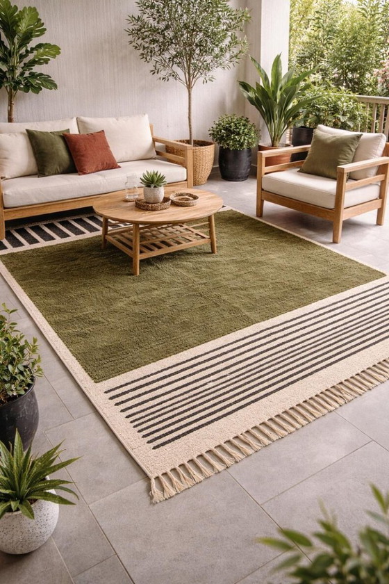 Image 1 of Mini tapis artisanal 100cmx200cm 