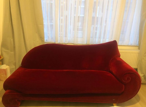 Canapé rouge