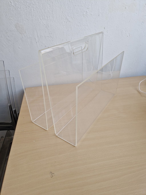 Stylish Reading Tray LPS - Plexiglas Vintage Design Lucite