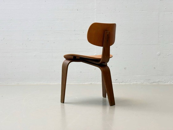 Image 1 of Three-legged chair SE 42 by Egon Eiermann for Wilde & Spieth, 1950s