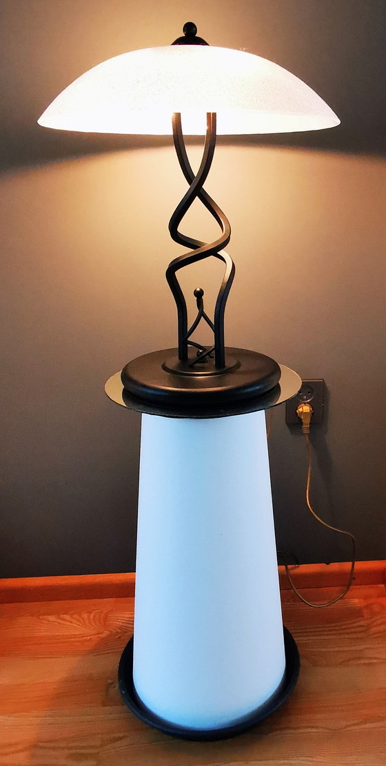 Image 1 of AF Cinquanta Italie, lampe de table postmoderne années 1980