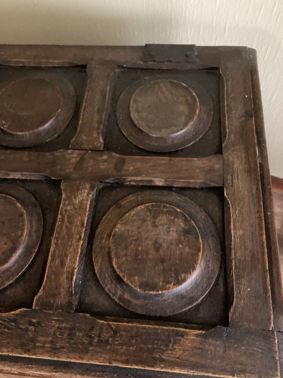Coffre à couvertures ancien – Armoires de rangement, Wood, Metal (photo 5 of 6)