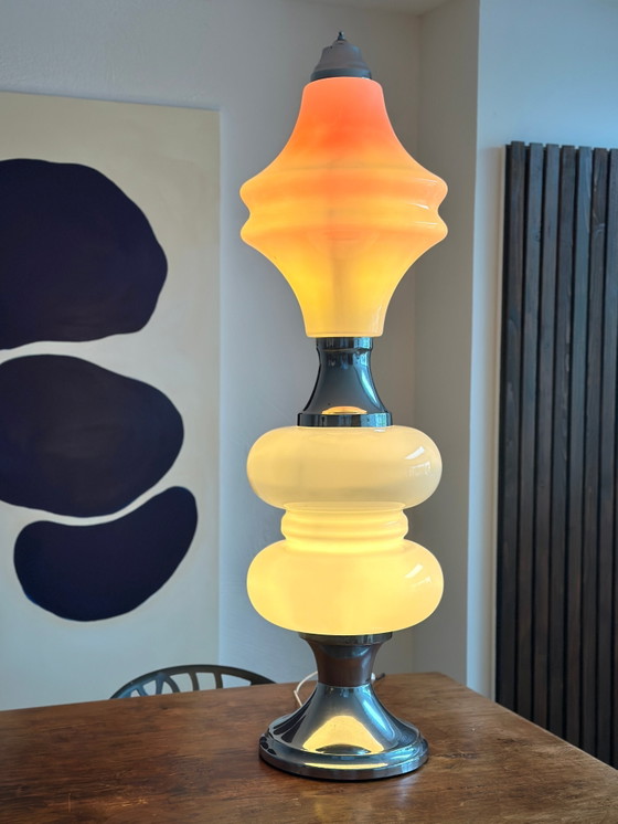 Rare Italian Space Age Floorlamp – Floor lights, Murano Glass (photo 4 of 8)