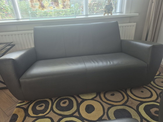 Canapé en cuir gris LABEL Santiago, Label Van den Berg, Fauteuils, Modern (photo 4 sur 6)