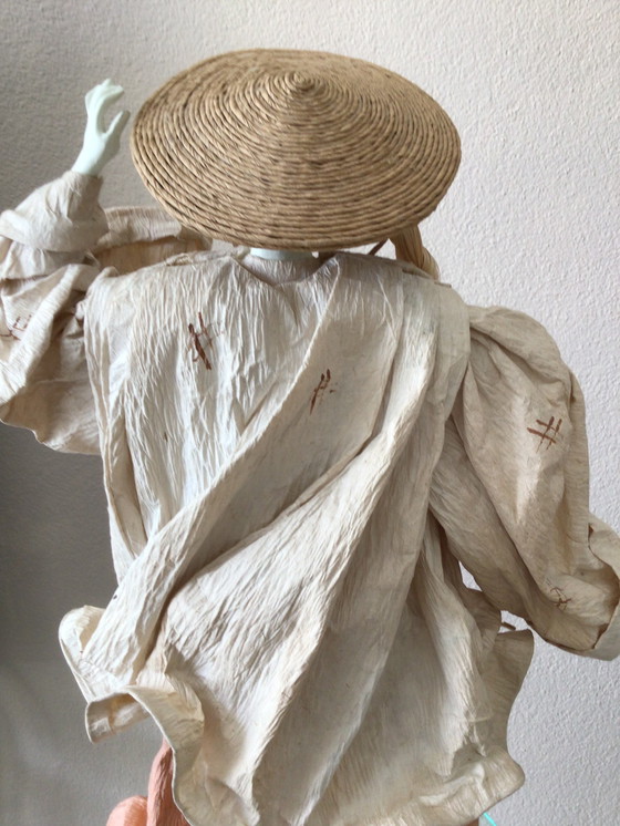 Image 1 of Bambola giapponese di carta fatta a mano di 75 anni