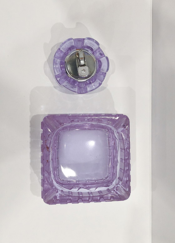 Image 1 of Set da fumo di Antonio Imperatore in vetro di Murano, anni '70
alessandrite