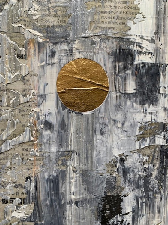 Image 1 of unique painting in beautiful earth tones