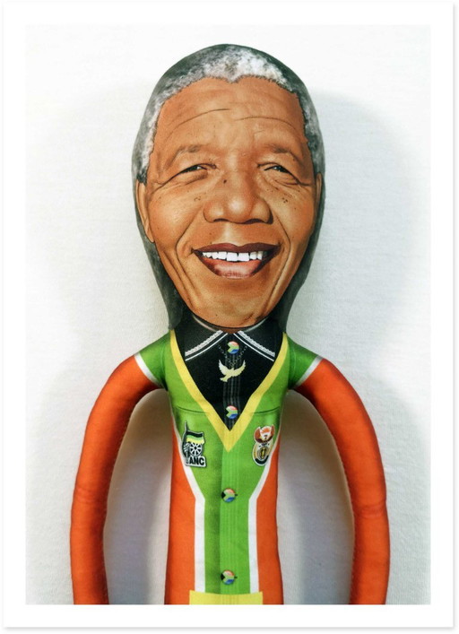 Nelson Mandela-cadeau | Nelson Mandela-decoratie | Kunstpop voor verzamelaars | Cadeau met thema zwarte geschiedenis