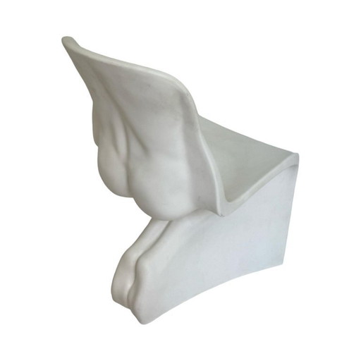 Fabio Novembre - Casamania - Him chair - S shapen chair with human curves - White - Indoor / outdoor use