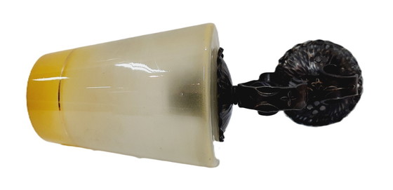 Image 1 of Applique murale électrique vintage en fer forgé