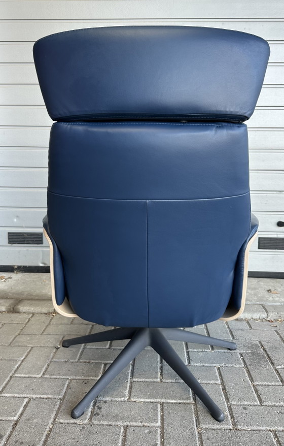 Flexlux Sense con otomana – Sillones, Wood, Leather (photo 8 of 11)