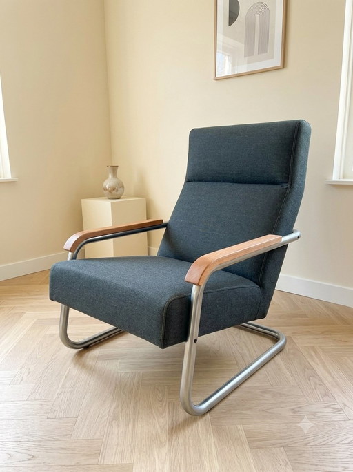 Gelderland 4750 armchair by Jan des Bouvrie – fauteuils, Wool, Metal, Modern