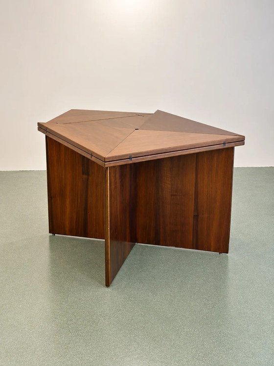 Mesa de comedor Envelope de Vittorio Introini, Italia, años 60, Mesas de comedor, Italian Design (foto 3 de 8)