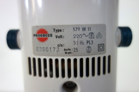Ventilatore da tavolo Progress anni '70 – Oggetti decorativi, Metal, Plastic (photo 8 of 9)
