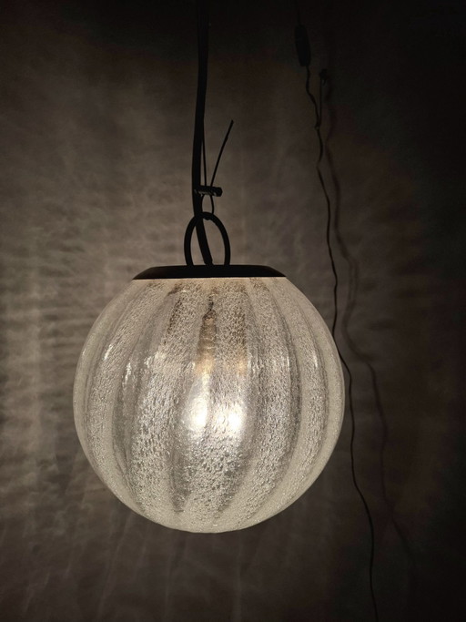 Lampadario anni sfera anni 70s 