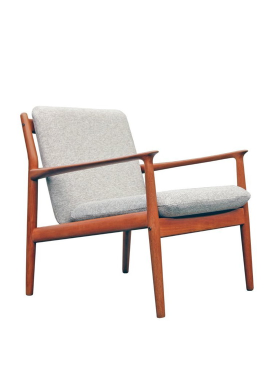 Coppia di poltrone scandinave, Svend Age Eriksen, Glostrup Mobelfabrik, 1963 – Textile, Wood (photo 3 of 9)