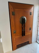 Antiker chinesischer Brautschrank