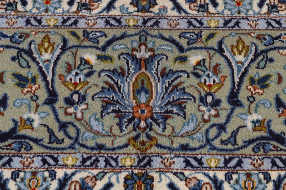 Image 1 of Tappeto persiano Kashan firmato 4,28 x 3,08 Tappeto orientale pregiato n. 1152