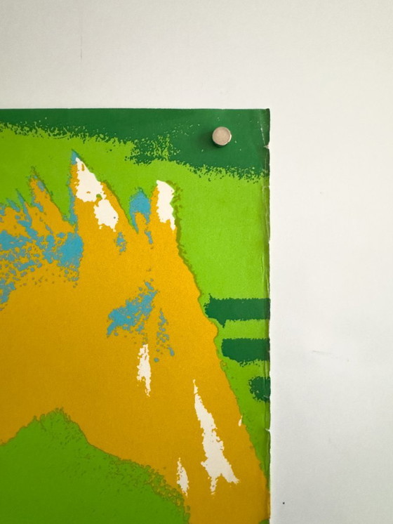 Image 1 of 🐎 Monaco 1972 – Reiten (Equestre) – 1972 – Poster originale A0 di Otl Aicher | 118,9×84,1 cm| Germania occidentale