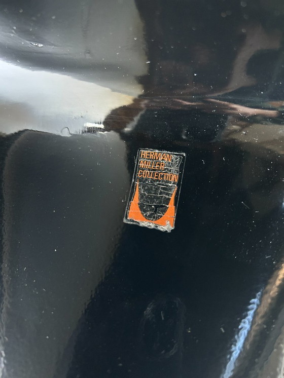 Image 1 of 2x sedia Verner Panton Classic, Herman Miller/Fehlbaum, nera