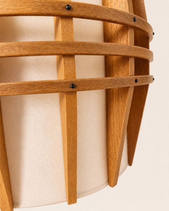 Image 1 of Vintage Cocoon pendant lamp, Mid Century 1960s, Ellysett