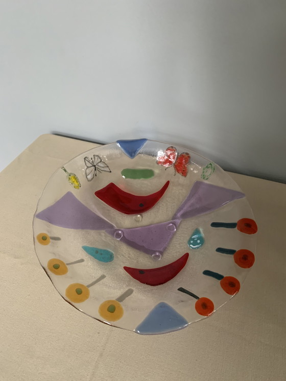 Image 1 of Glass design bowl glass art Greet Soppe Netherlands