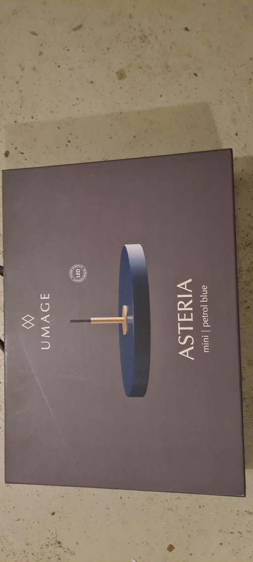 Lampe design Umage Asteria Mini bleu pétrole (1)