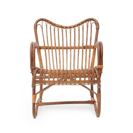 Image 1 of Sillón de ratán, años 50