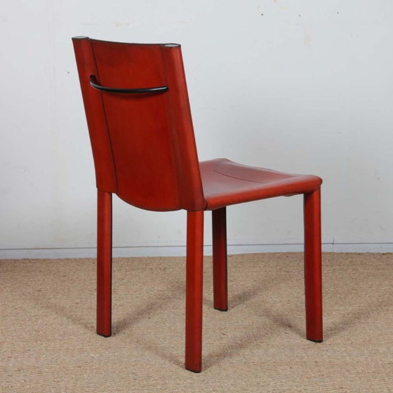 Image 1 of Ensemble de 8 chaises par Carlo Bartoli pour Matteo Grassi, 1980