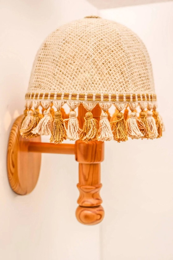 Applique scandinava anni '70 di Solbackens Svarveri in pino – Lana, Legno, Scandinavian (photo 6 of 17)