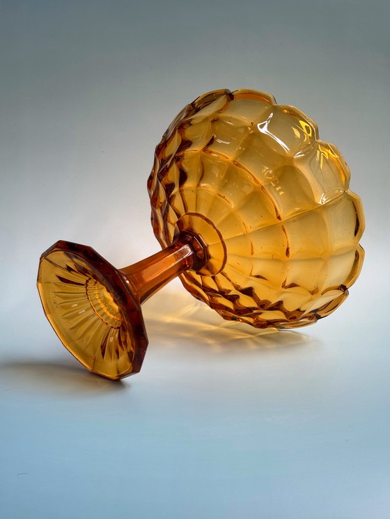 Image 1 of Ankerglas Bernsdorf - Ciotola - Donna - Vetro ambrato - Art Déco