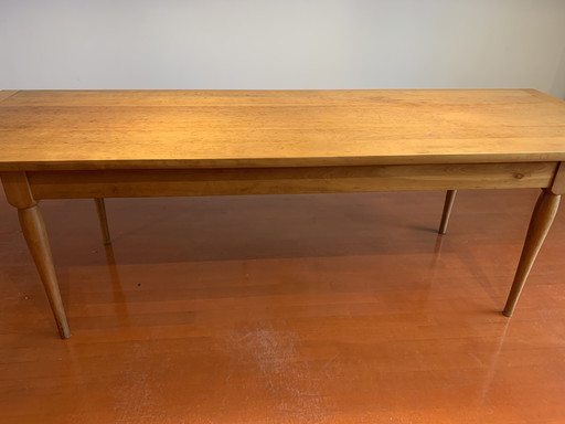 Massief Kersenhouten Eettafel, Type Shaker Tafel