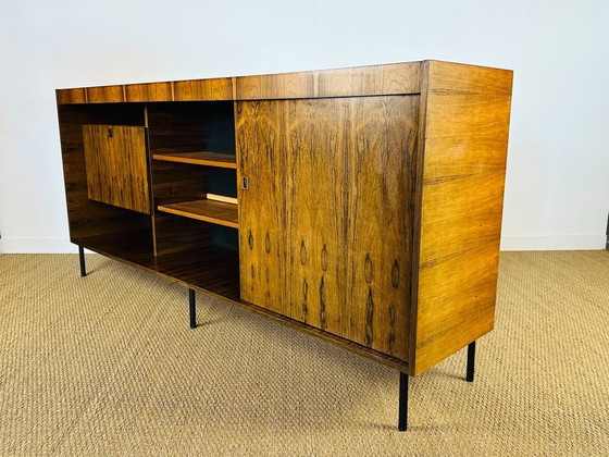 Image 1 of Tall Scandinavian sideboard in rosewood, 1960