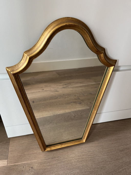 Vergoldeter Goldspiegel im Vintage-Stil