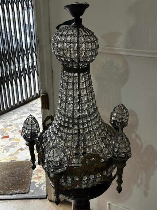 Kronleuchter im Stil Louis XVI. (Mongolfiere) – 19. Jahrhundert