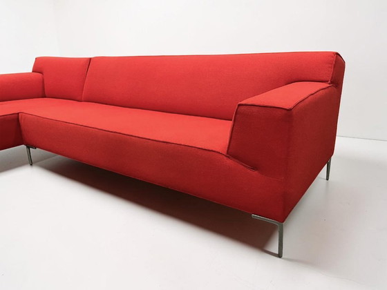 Image 1 of Diseño del sofá esquinero Bloq de serie – Rojo Ploegwol