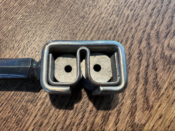Image 1 of 1930/1940 silver rotary razor sharpener